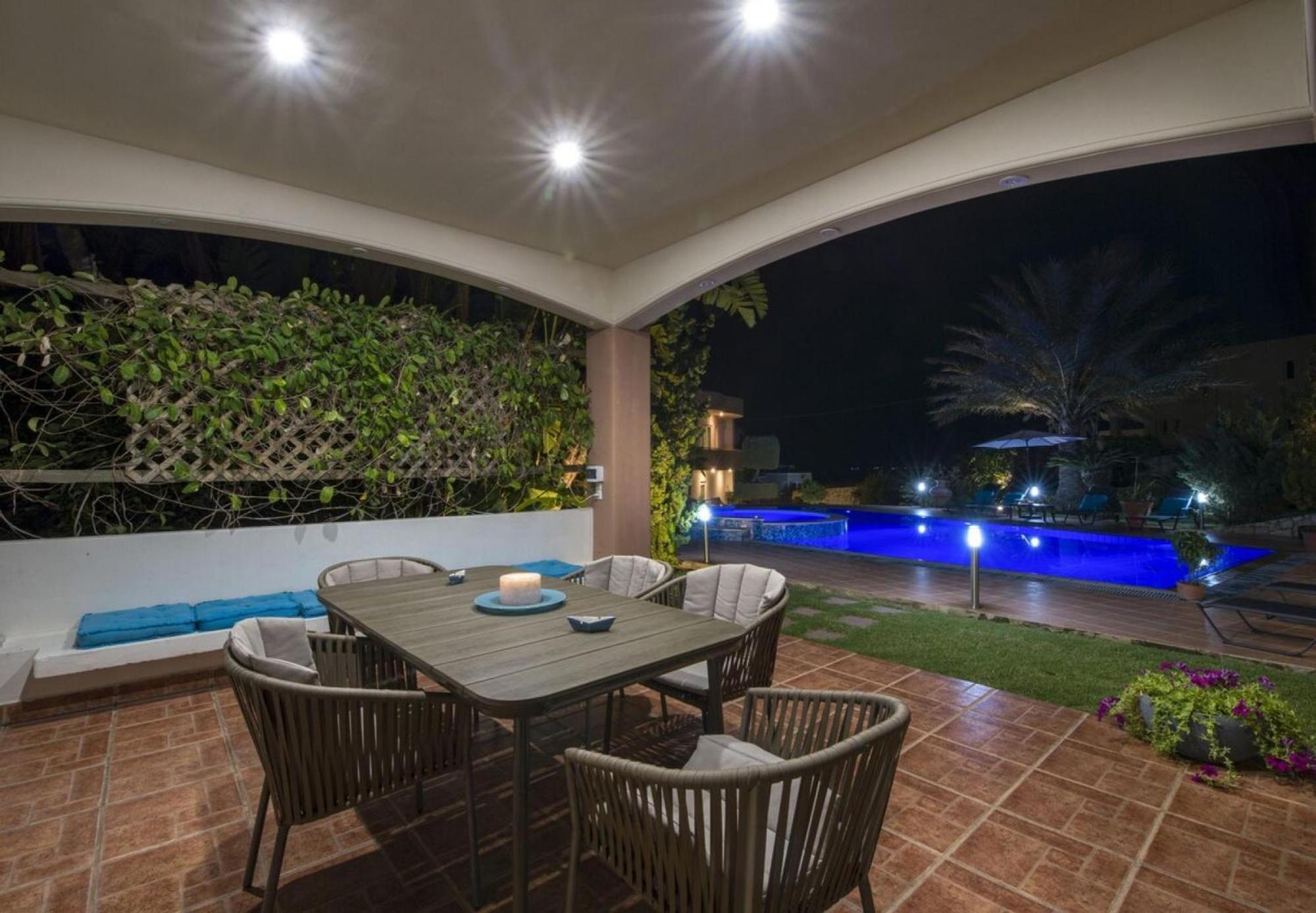 Villa Elina Luxury Residence Stalós Exterior foto