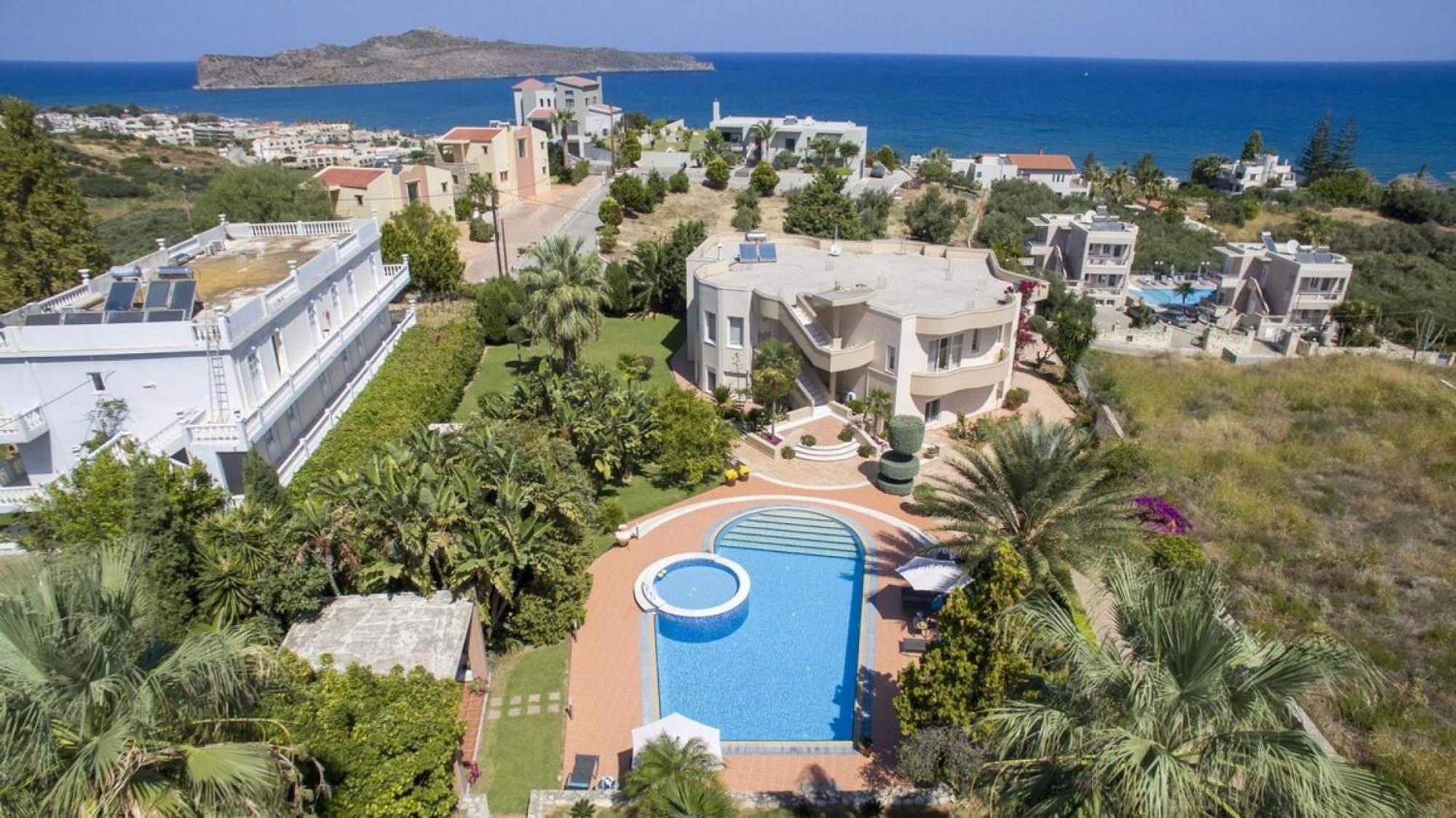Villa Elina Luxury Residence Stalós Exterior foto